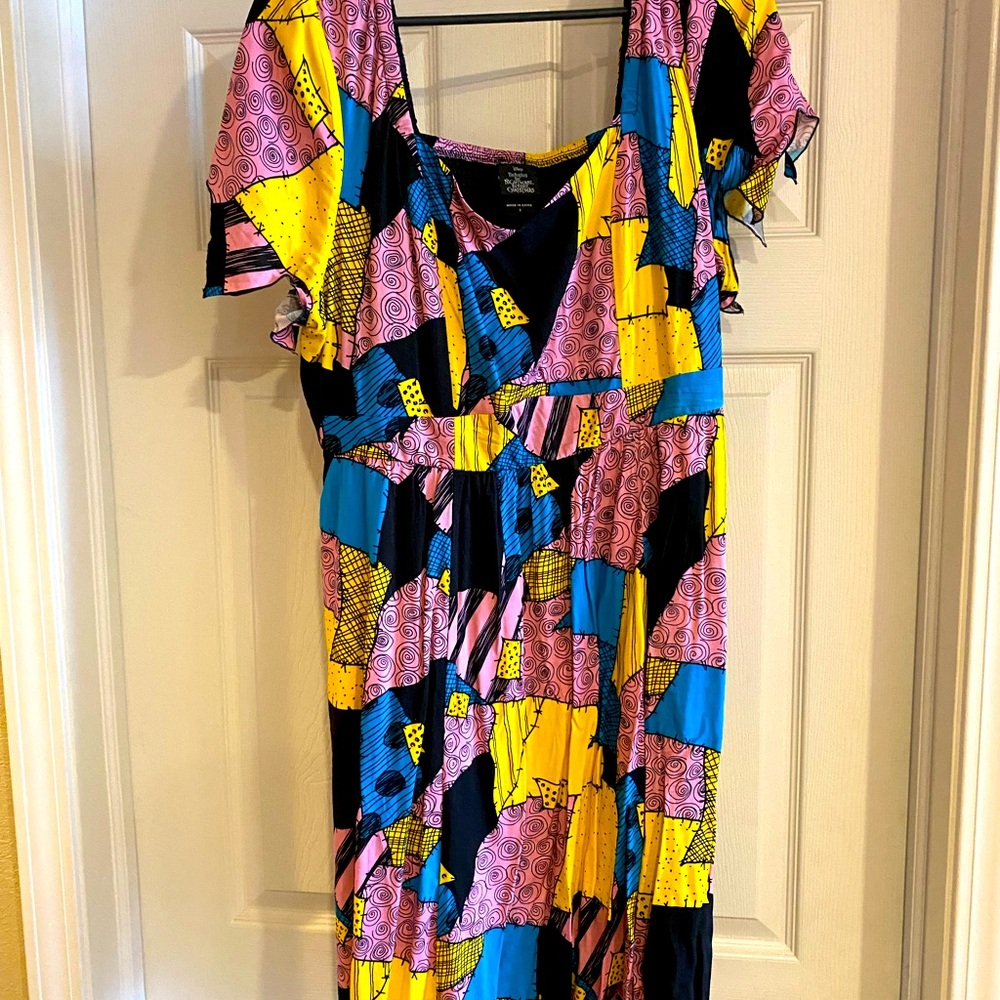 Torrid Disney Nightmare Before Christmas Sally Dress Sz1